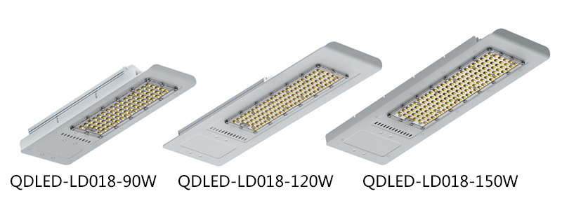 超薄铝贴片LED路灯90W-150W系列功率图片展示