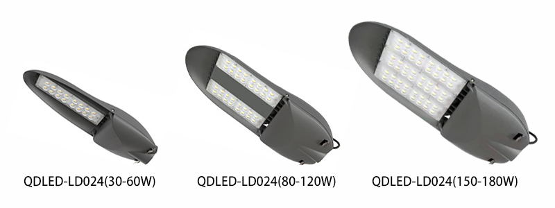 (QDLED-LD024)新款带光感器模组LED路灯头系列图片